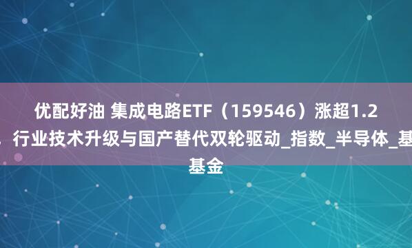 优配好油 集成电路ETF（159546）涨超1.2%，行业技术升级与国产替代双轮驱动_指数_半导体_基金