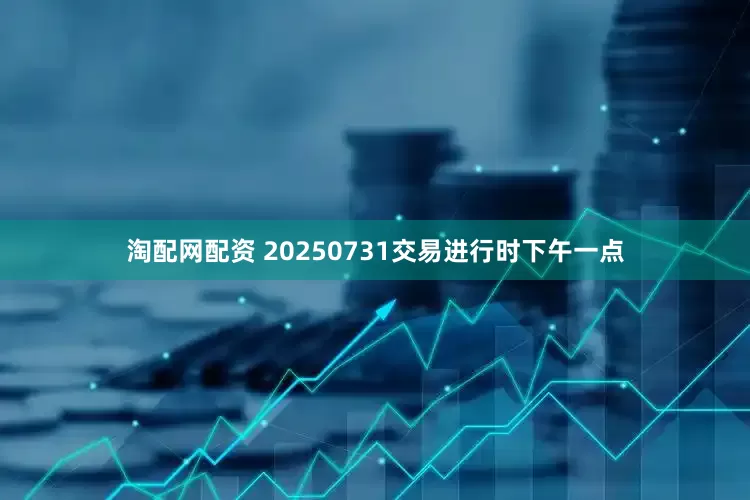 淘配网配资 20250731交易进行时下午一点